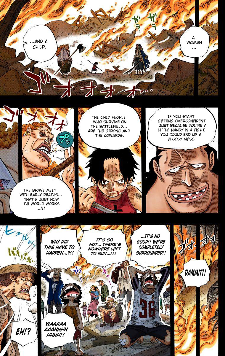 One Piece - Digital Colored Comics - Vol.60 Chapter 587: I Will Not Run!