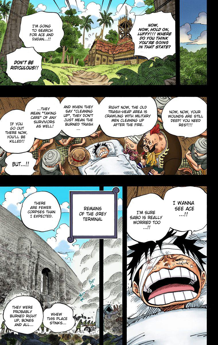 One Piece - Digital Colored Comics - Vol.60 Chapter 587: I Will Not Run!