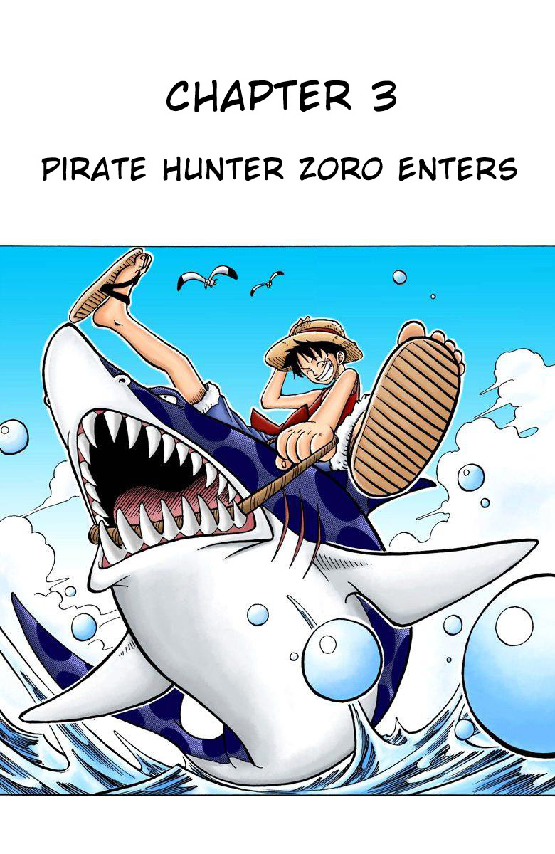 One Piece - Digital Colored Comics - Vol.1 Chapter 3: Pirate Hunter Zoro Enters