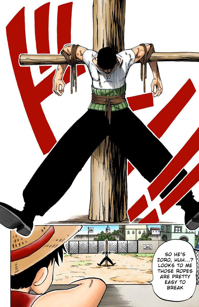 One Piece - Digital Colored Comics - Vol.1 Chapter 3: Pirate Hunter Zoro Enters