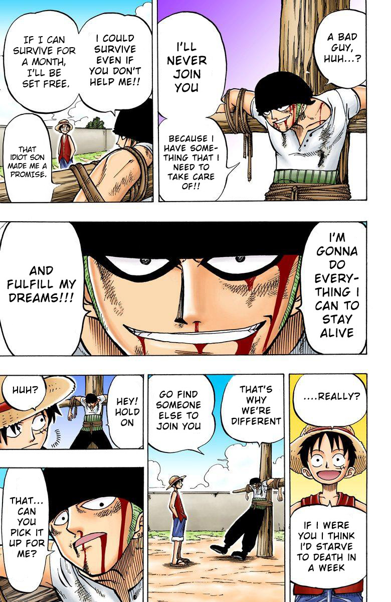 One Piece - Digital Colored Comics - Vol.1 Chapter 3: Pirate Hunter Zoro Enters