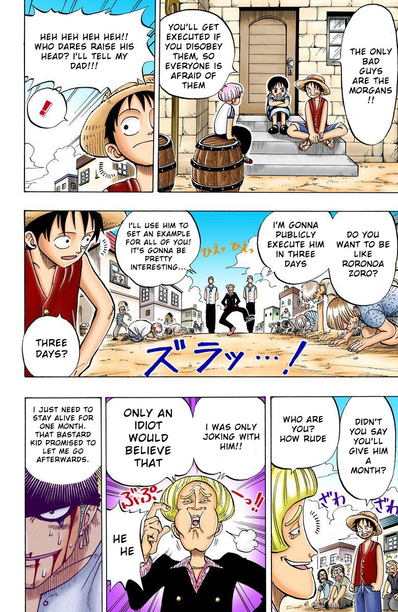 One Piece - Digital Colored Comics - Vol.1 Chapter 3: Pirate Hunter Zoro Enters