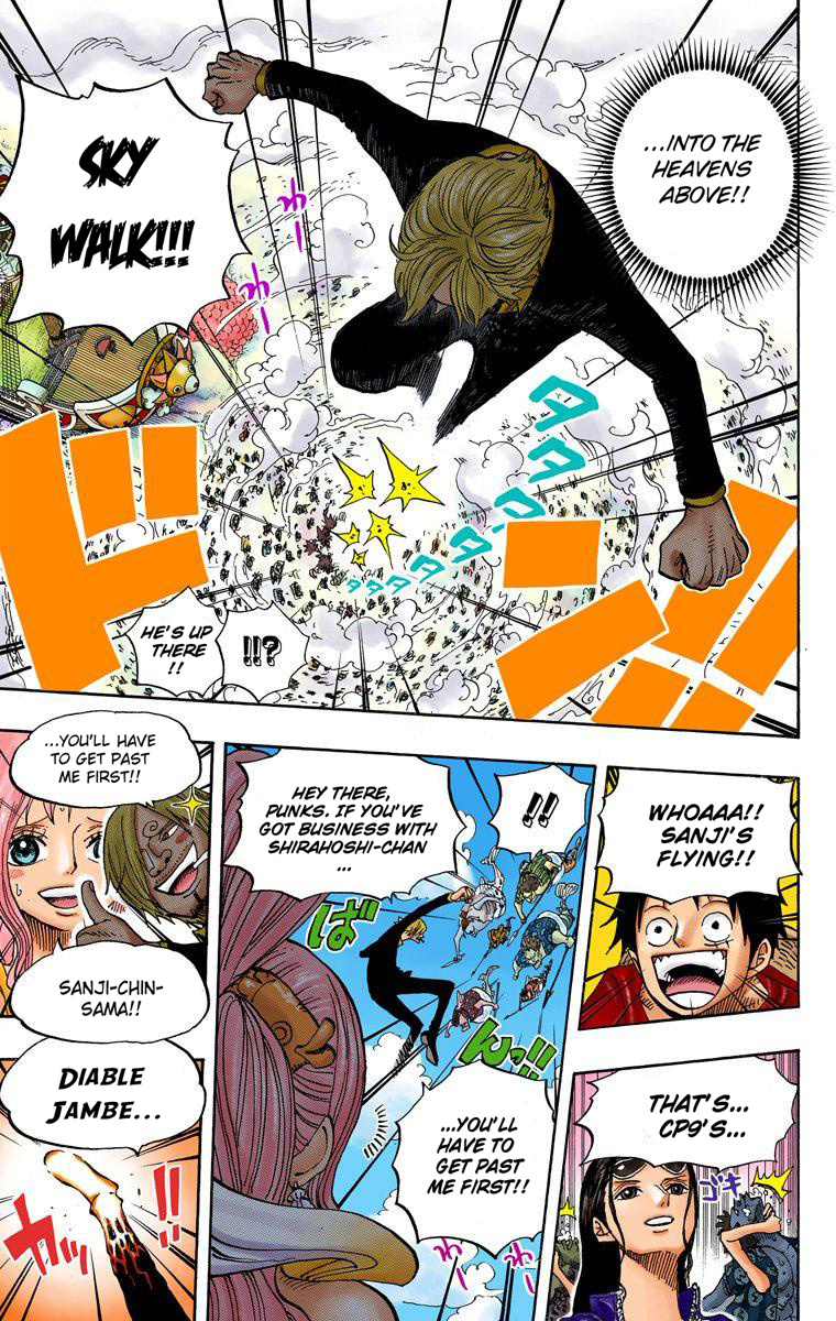 One Piece - Digital Colored Comics - Vol.64 Chapter 635: So Disgusting It Makes Me Fly