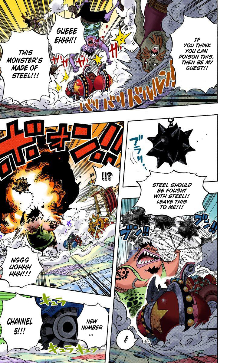 One Piece - Digital Colored Comics - Vol.64 Chapter 635: So Disgusting It Makes Me Fly