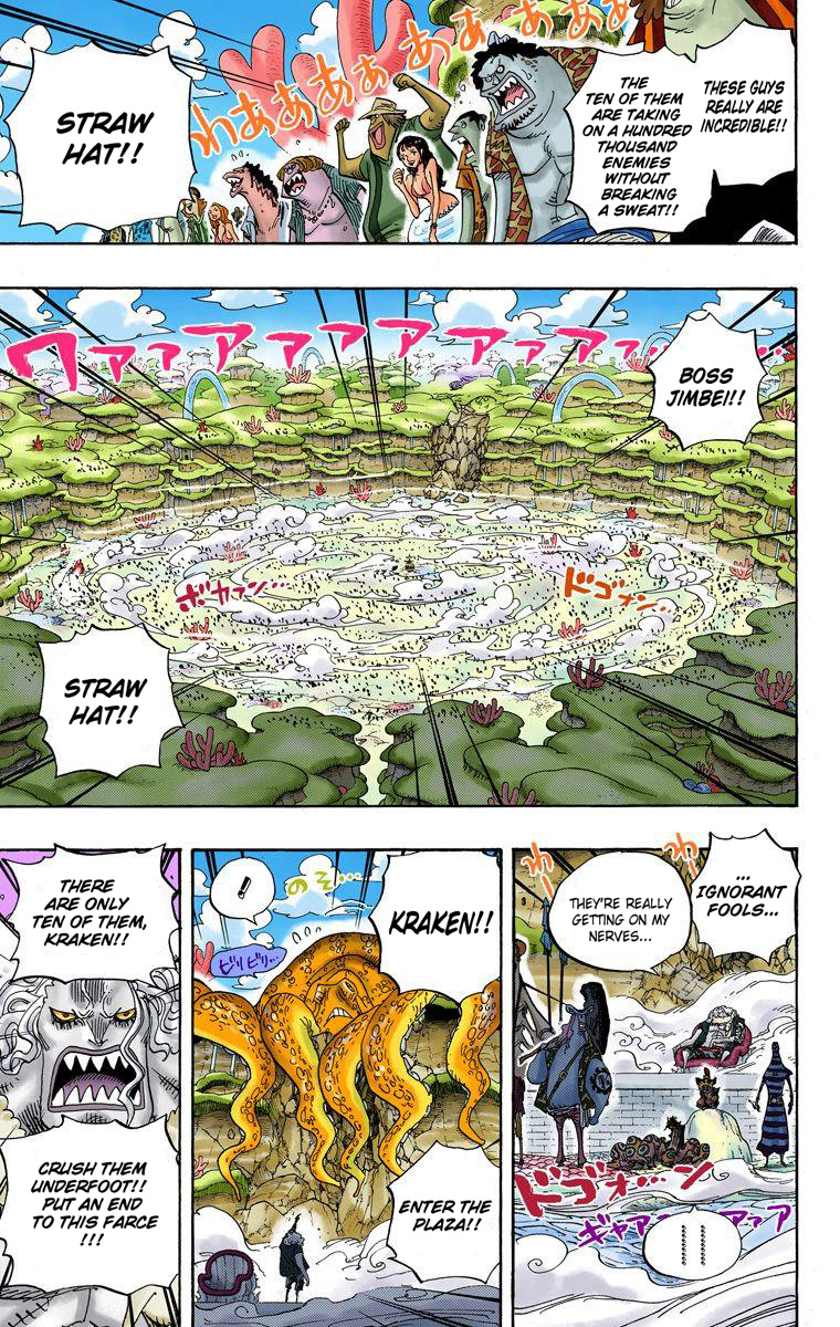 One Piece - Digital Colored Comics - Vol.64 Chapter 635: So Disgusting It Makes Me Fly