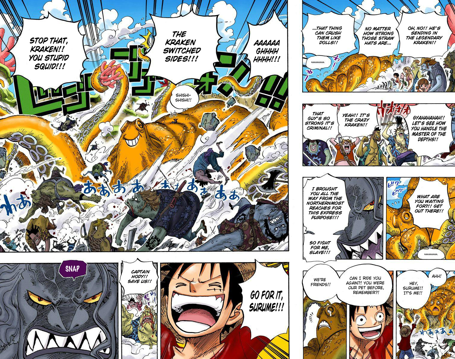 One Piece - Digital Colored Comics - Vol.64 Chapter 635: So Disgusting It Makes Me Fly