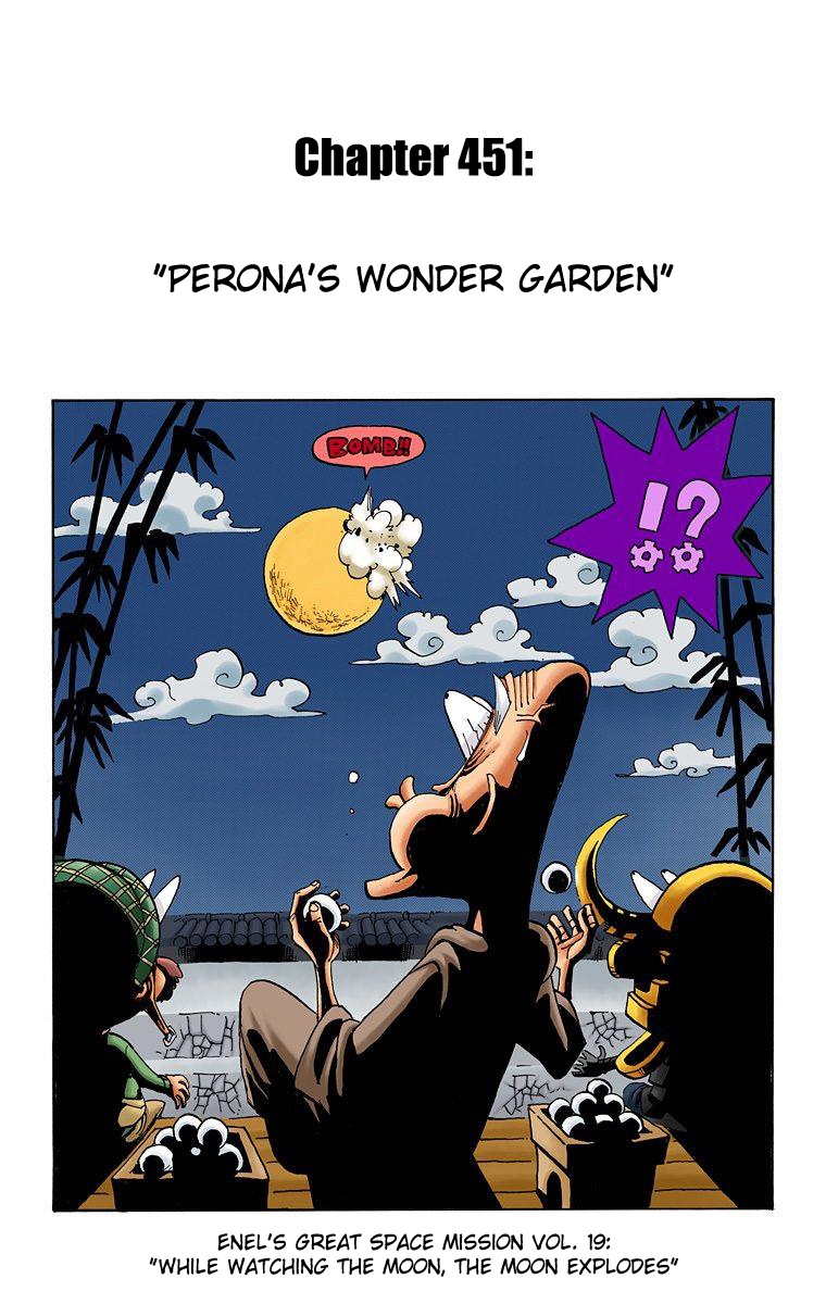 One Piece - Digital Colored Comics - Vol.47 Chapter 451: Perona's Wonder Garden