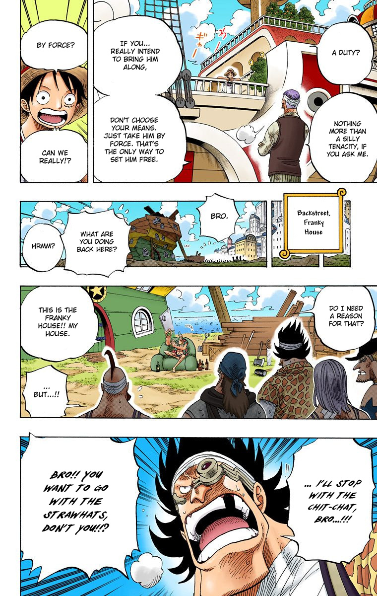 One Piece - Digital Colored Comics - Vol.45 Chapter 436: Pants From Franky House