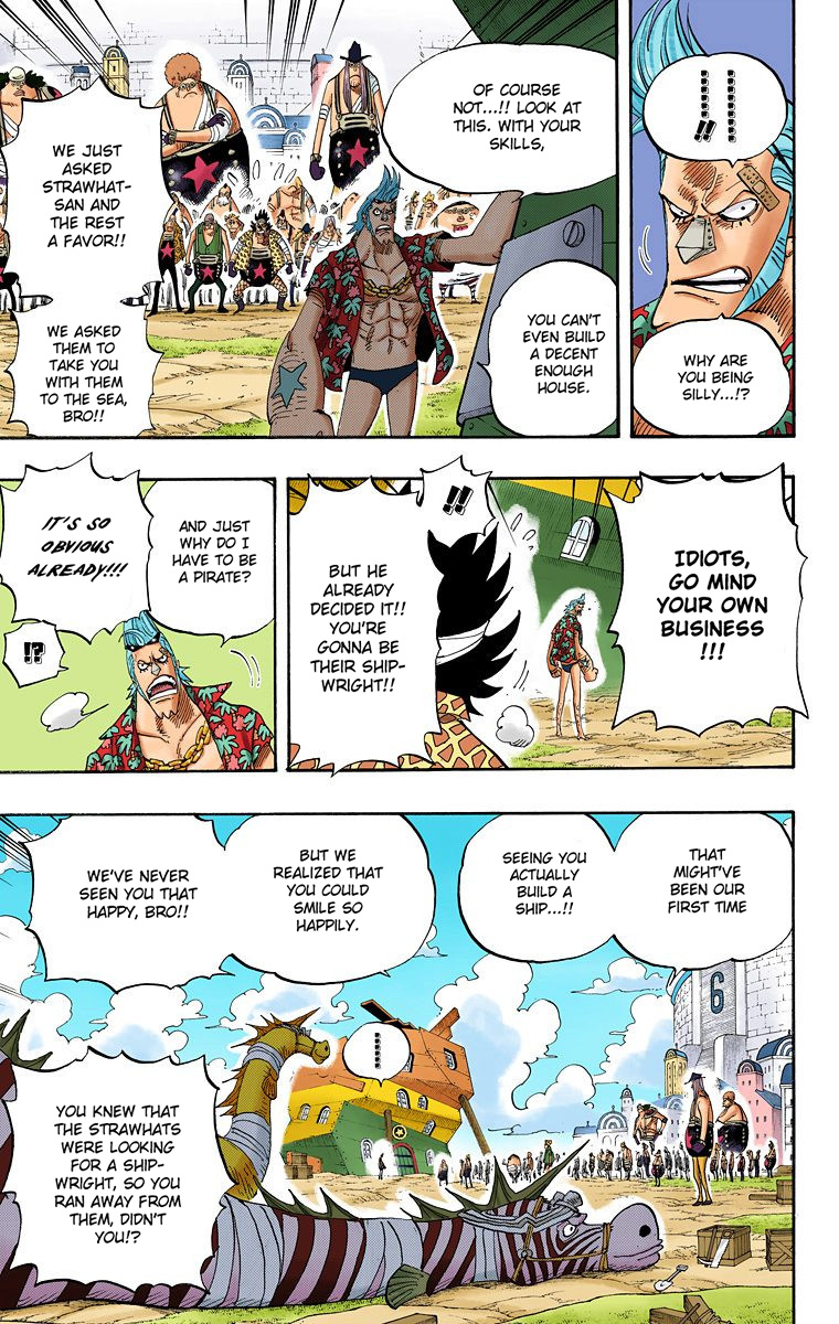 One Piece - Digital Colored Comics - Vol.45 Chapter 436: Pants From Franky House