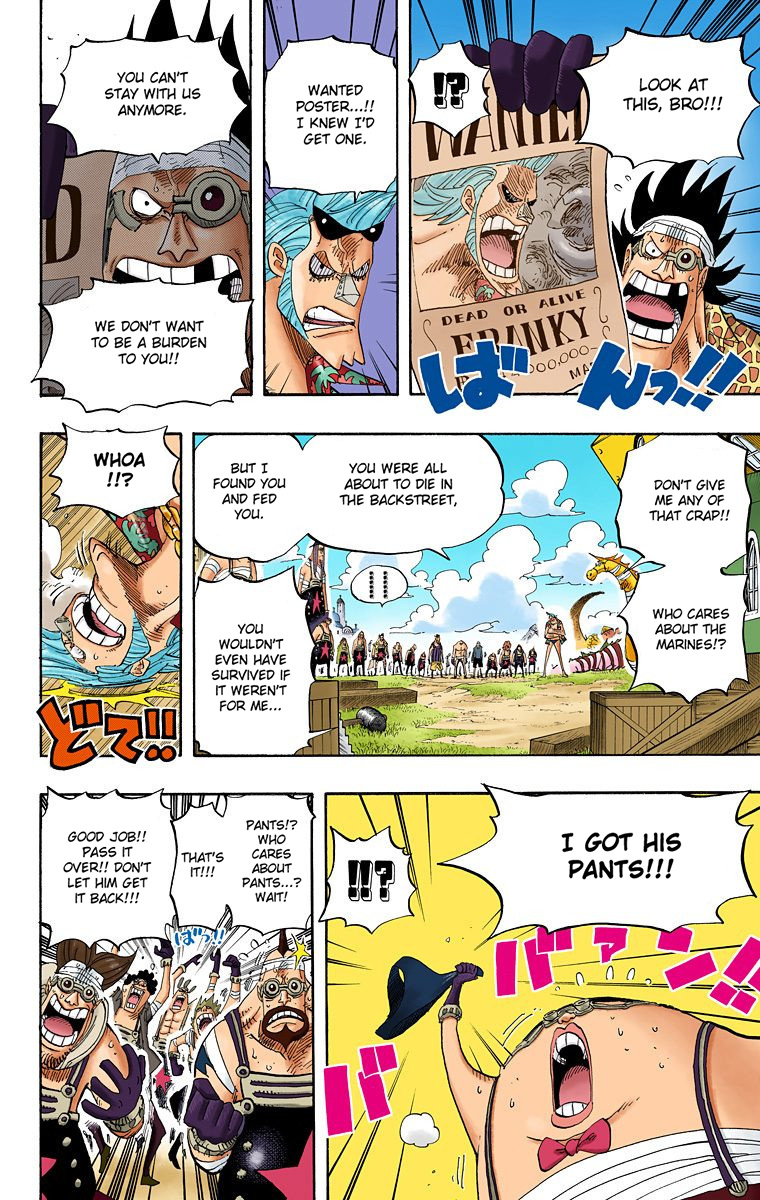 One Piece - Digital Colored Comics - Vol.45 Chapter 436: Pants From Franky House