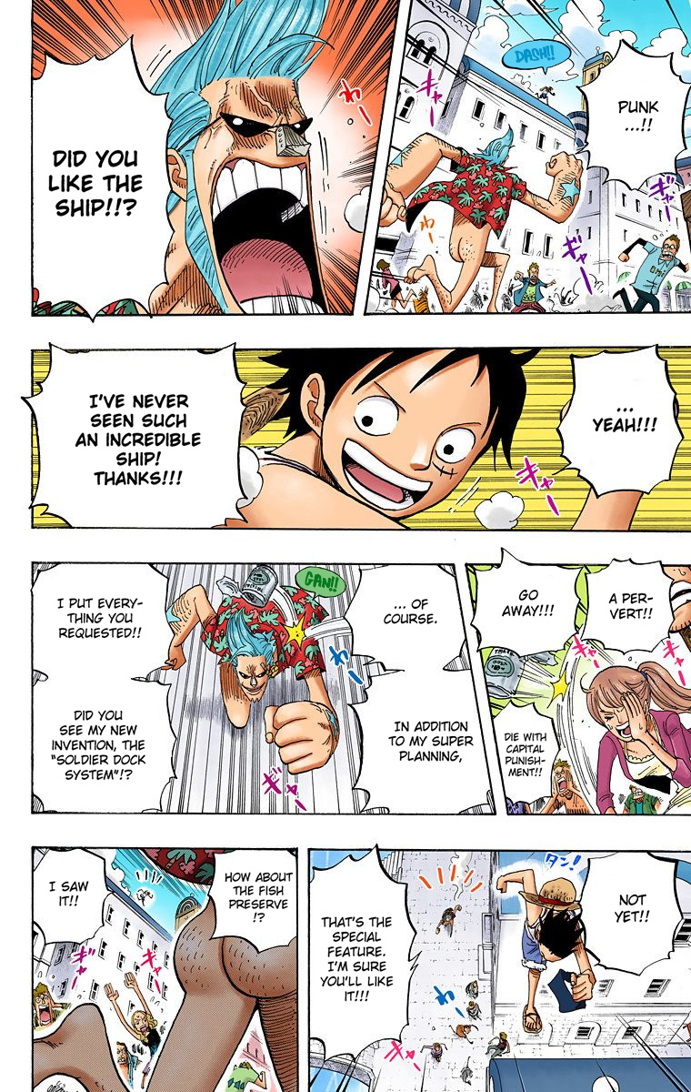 One Piece - Digital Colored Comics - Vol.45 Chapter 436: Pants From Franky House