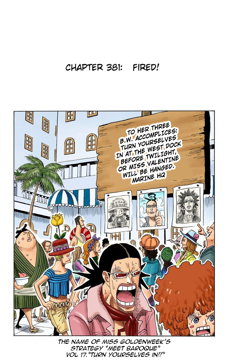 One Piece - Digital Colored Comics - Vol.40 Chapter 381: Fired!