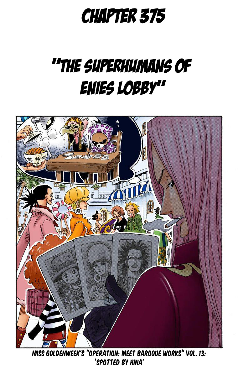 One Piece - Digital Colored Comics - Vol.39 Chapter 375: The Superhumans Of Enies Lobby