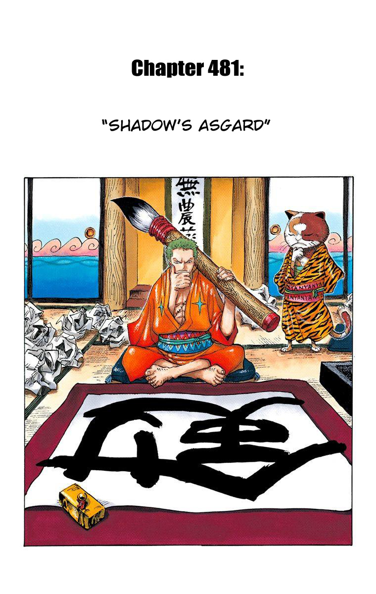 One Piece - Digital Colored Comics - Vol.49 Chapter 481: Shadow's Asgard