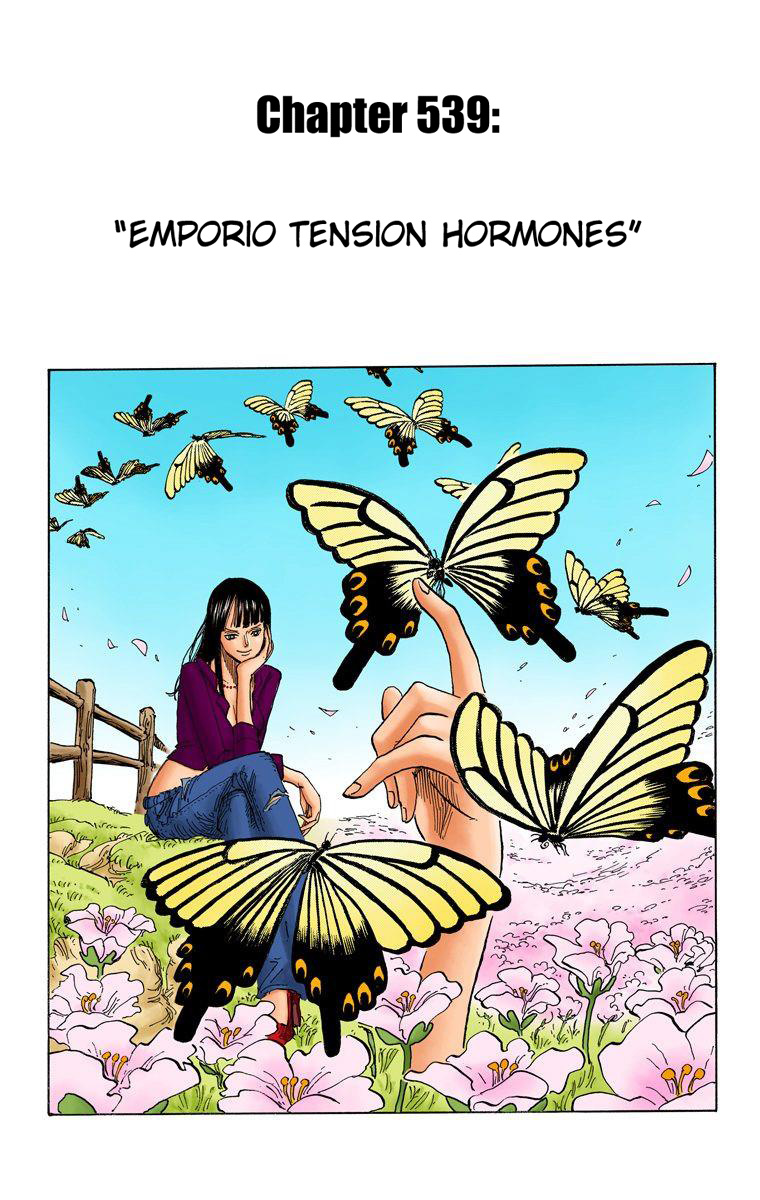 One Piece - Digital Colored Comics - Vol.55 Chapter 539: Emporio Tension Hormones