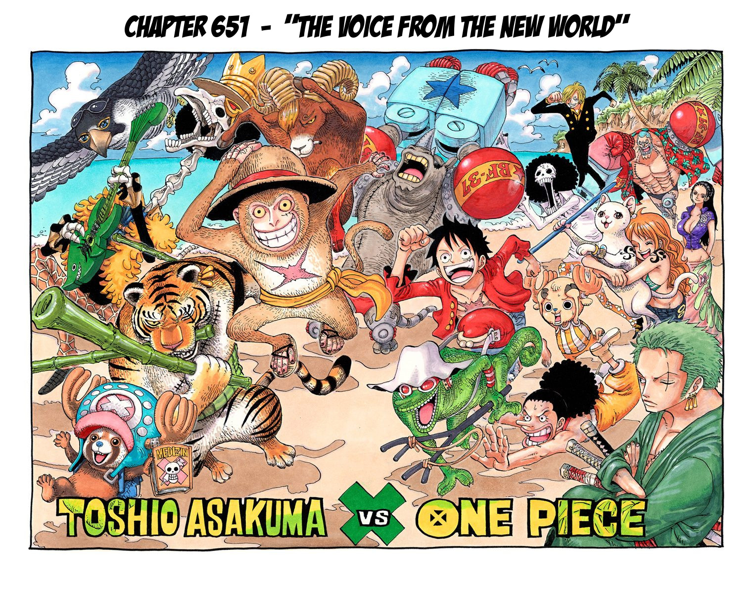 One Piece - Digital Colored Comics - Vol.66 Chapter 651: The Voice From The New World