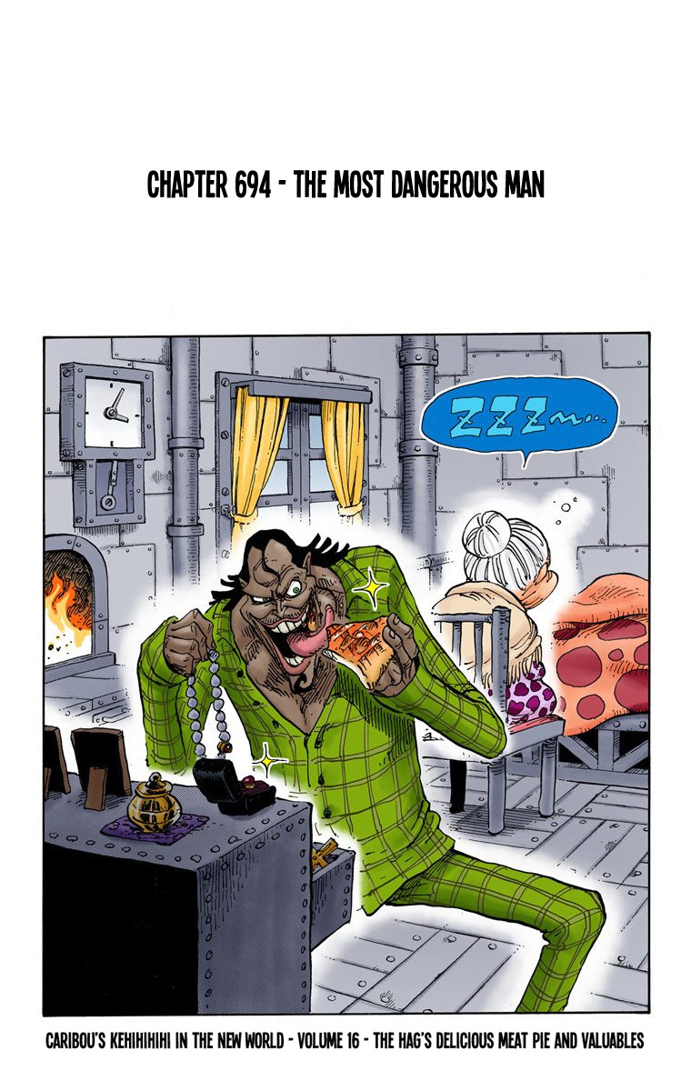 One Piece - Digital Colored Comics - Vol.70 Chapter 694: The Most Dangerous Man