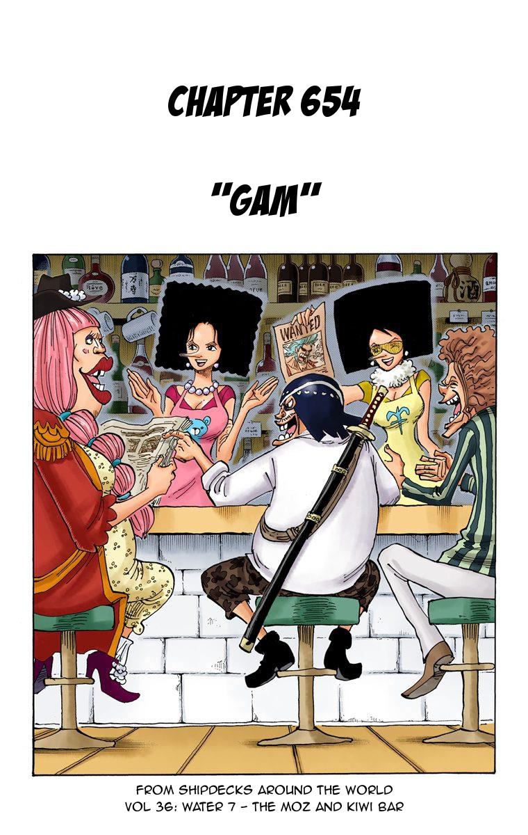 One Piece - Digital Colored Comics - Vol.66 Chapter 654: Gam