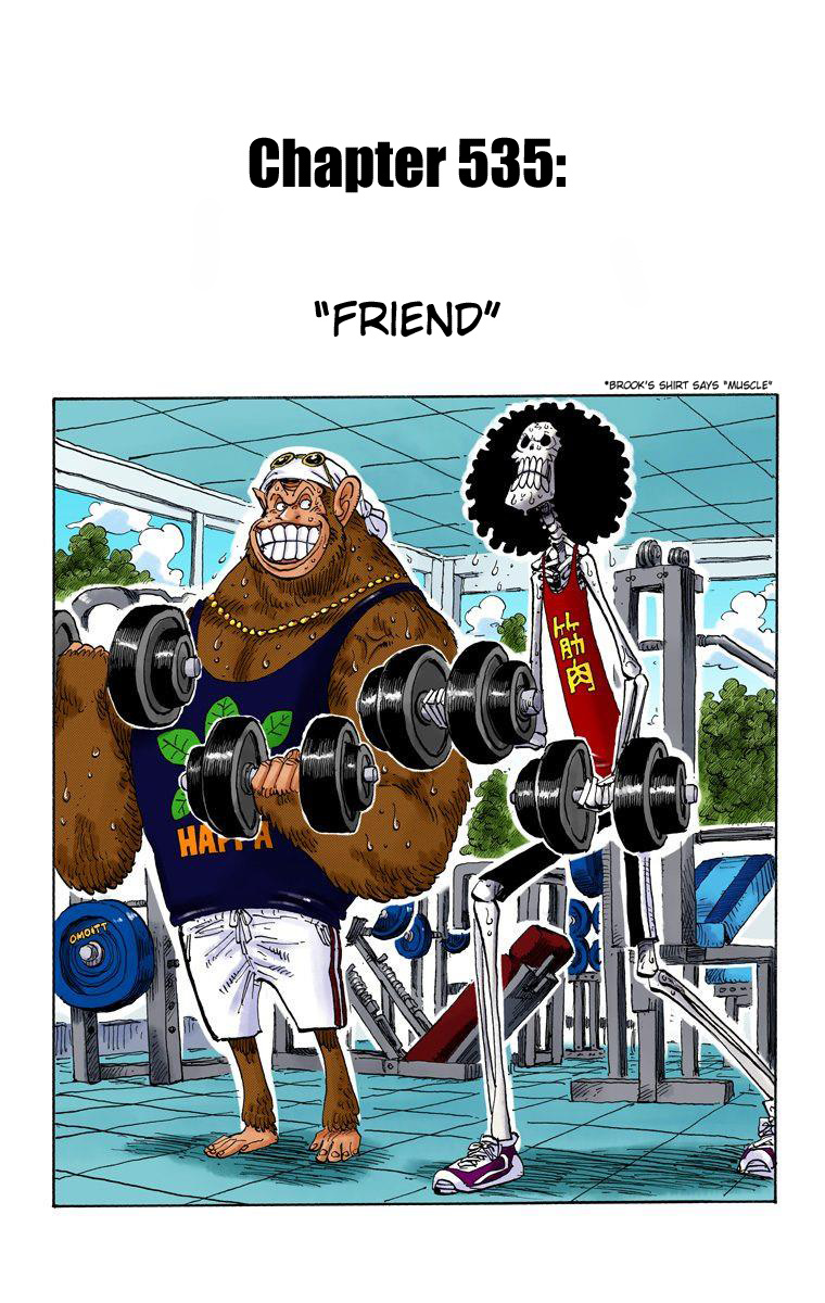 One Piece - Digital Colored Comics - Vol.55 Chapter 535: Friend