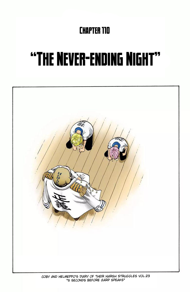 One Piece - Digital Colored Comics - Vol.13 Chapter 110: The Never-Ending Night