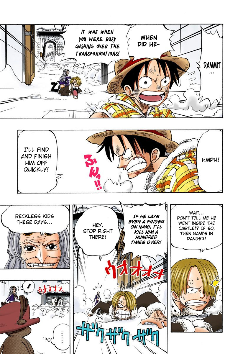 One Piece - Digital Colored Comics - Vol.17 Chapter 150: Royal Drum Crown's 7-Barrel Tin Can King Cannon