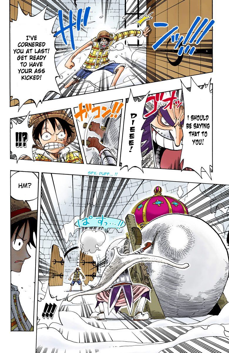 One Piece - Digital Colored Comics - Vol.17 Chapter 150: Royal Drum Crown's 7-Barrel Tin Can King Cannon