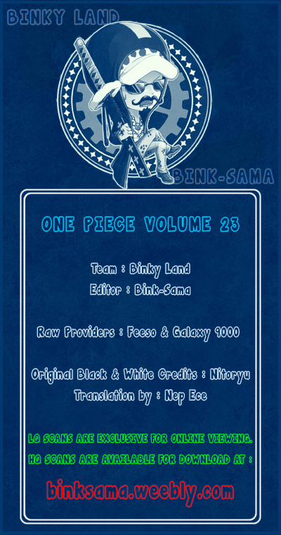 One Piece - Digital Colored Comics - Vol.23 Chapter 213: Vip