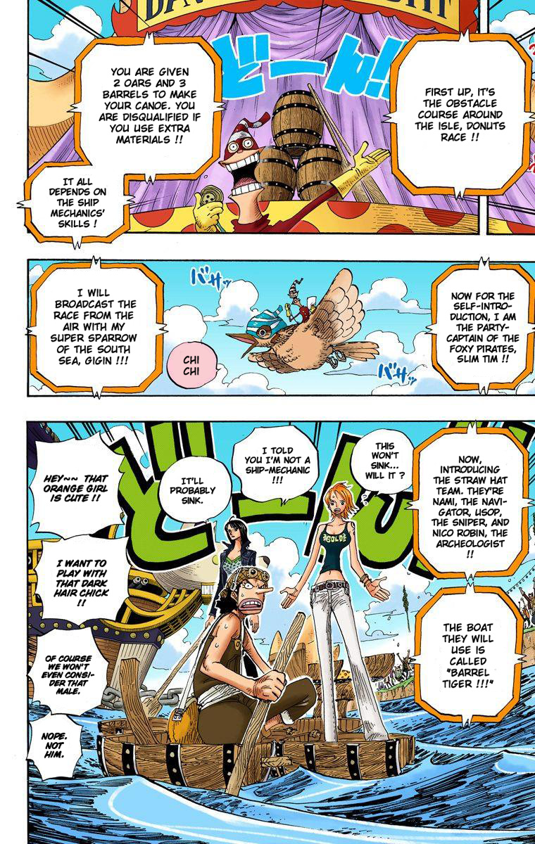 One Piece - Digital Colored Comics - Vol.33 Chapter 306: Donut Race