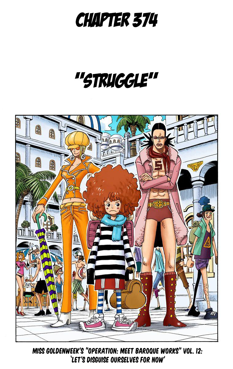 One Piece - Digital Colored Comics - Vol.39 Chapter 374: Struggle