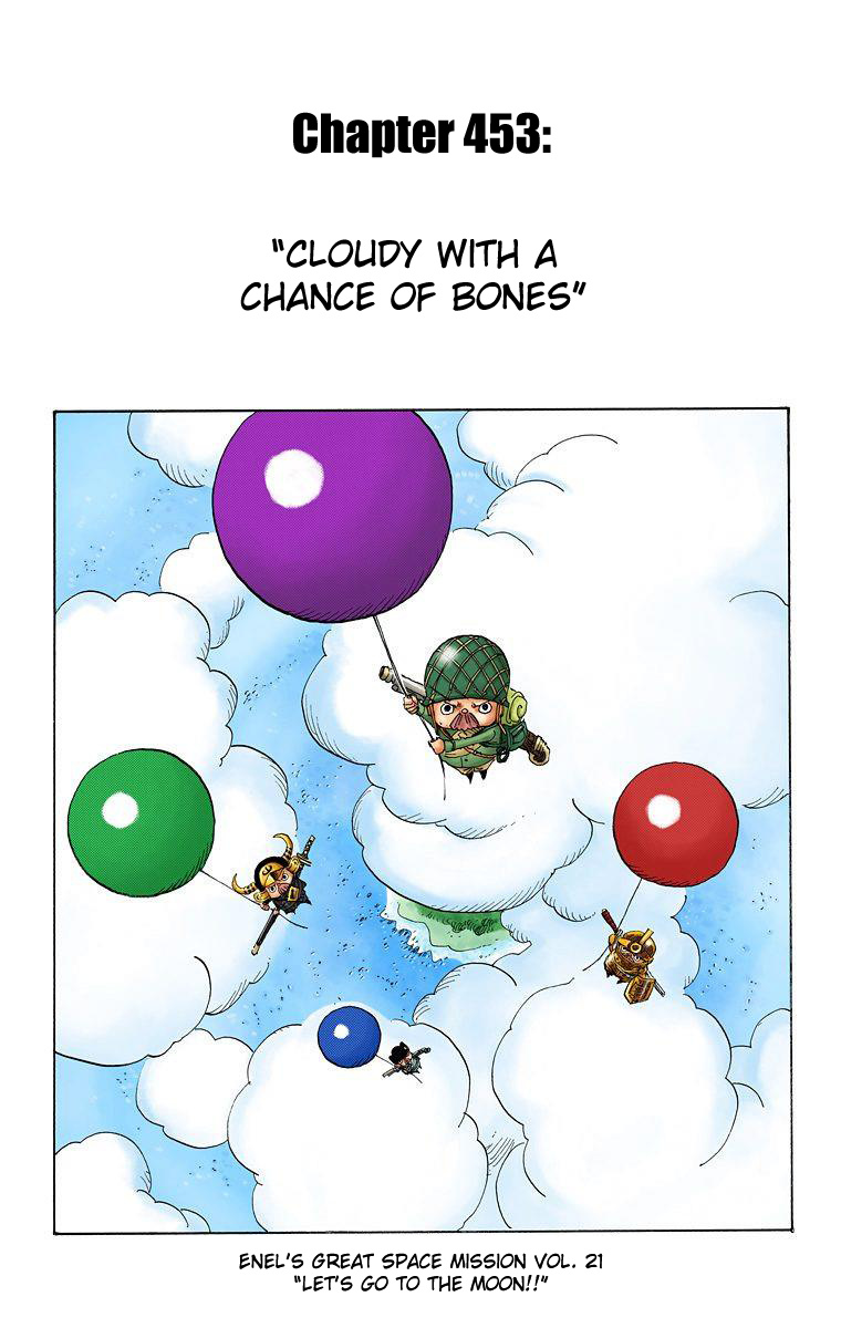 One Piece - Digital Colored Comics - Vol.47 Chapter 453: Cloudy With A Chance Of Bones