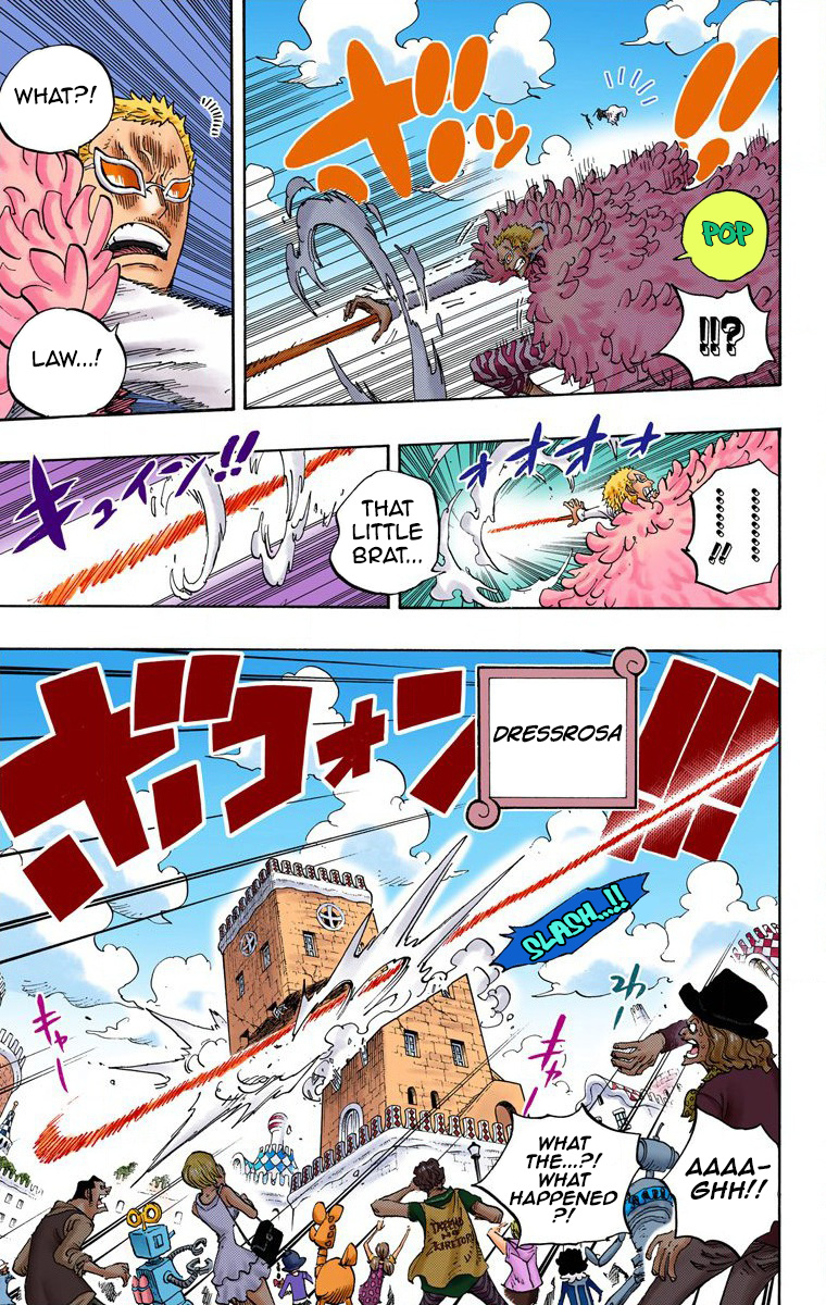 One Piece - Digital Colored Comics - Vol.73 Chapter 724: Law's Strategy