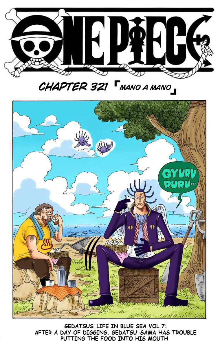 One Piece - Digital Colored Comics - Vol.34 Chapter 321: Mano A Mano