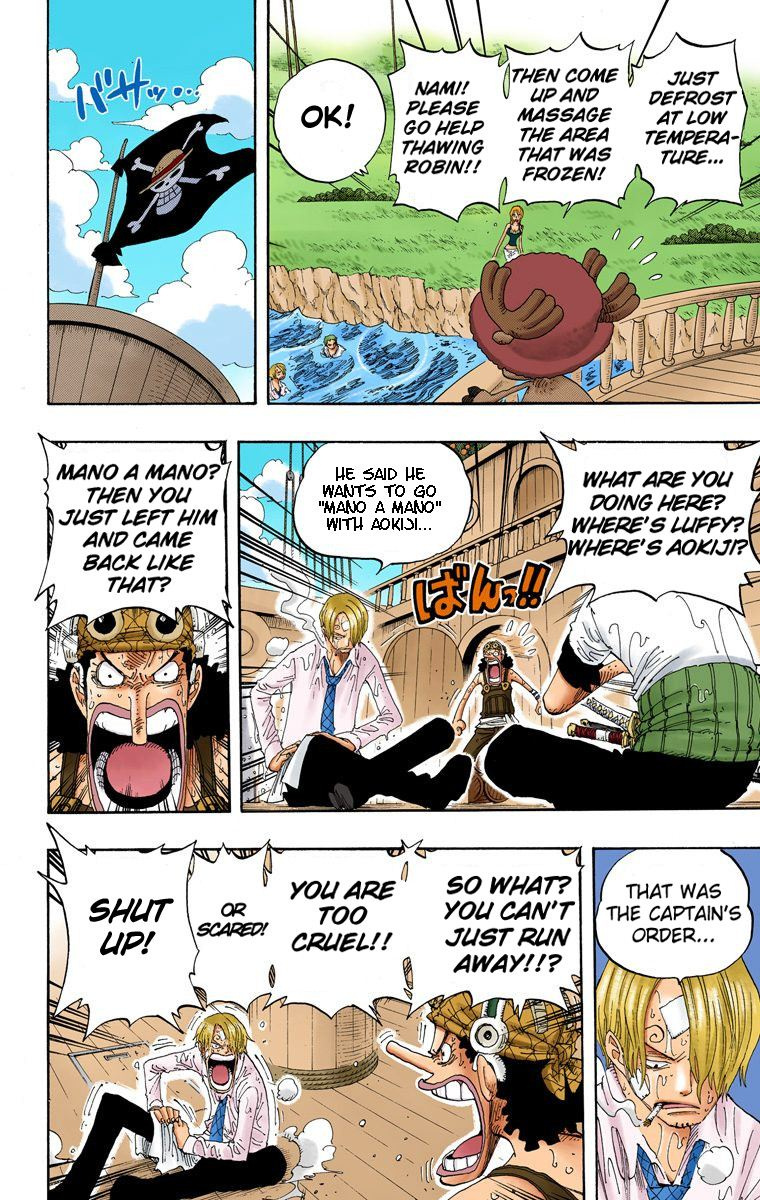 One Piece - Digital Colored Comics - Vol.34 Chapter 321: Mano A Mano