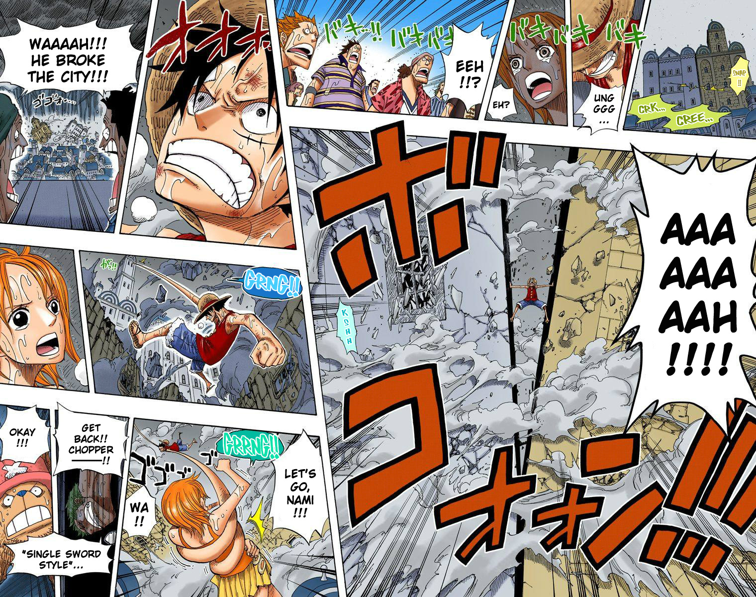 One Piece - Digital Colored Comics - Vol.38 Chapter 363: Aqua Laguna