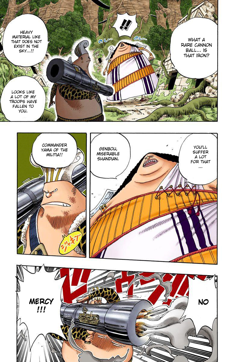 One Piece - Digital Colored Comics - Vol.28 Chapter 261: Warrior Genbou Vs God's Militia Commander Yama