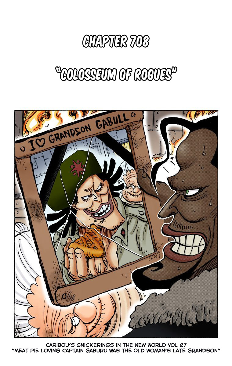 One Piece - Digital Colored Comics - Vol.71 Chapter 708: Colosseum Of Rogues