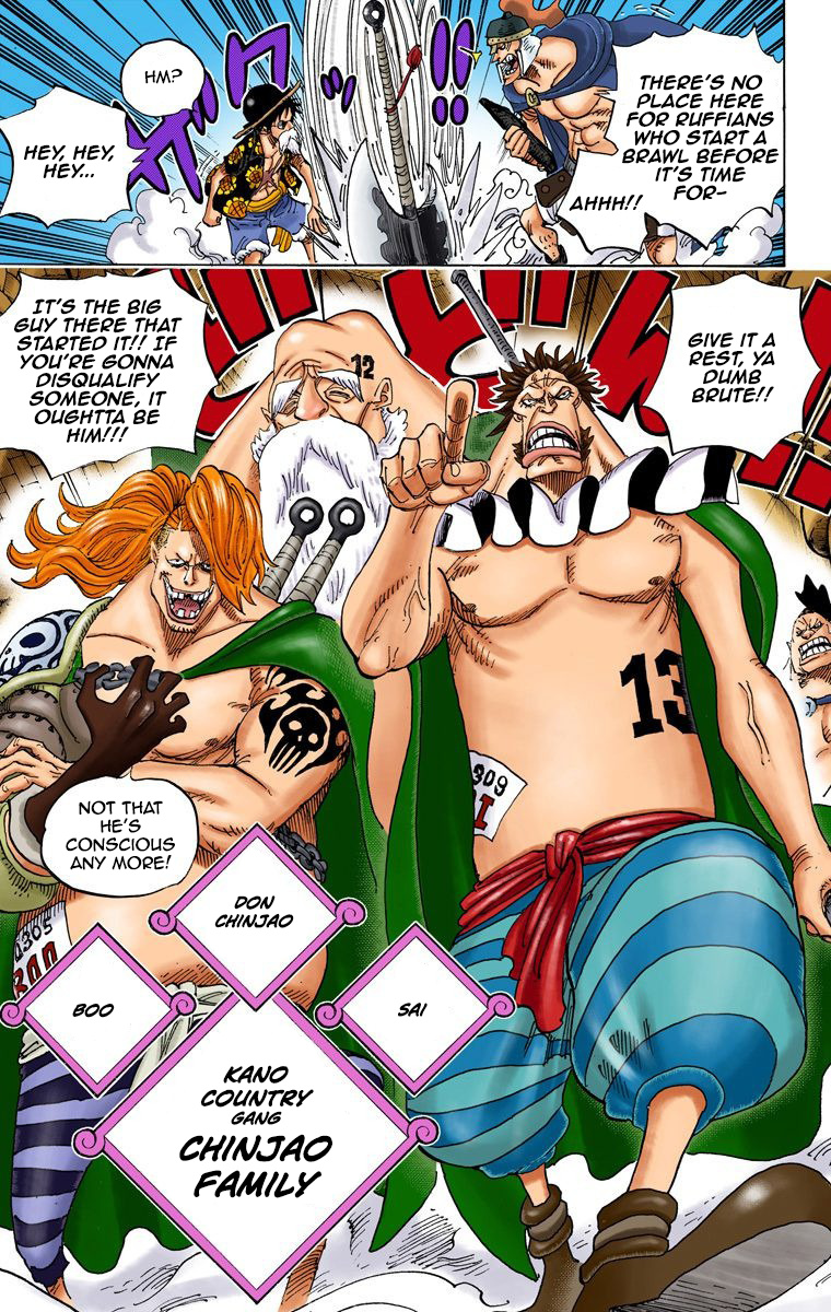 One Piece - Digital Colored Comics - Vol.71 Chapter 704: Lucy And The Kyros Statue