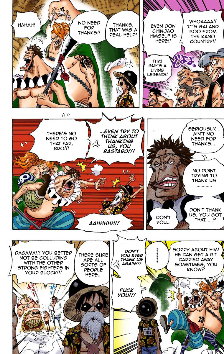 One Piece - Digital Colored Comics - Vol.71 Chapter 704: Lucy And The Kyros Statue