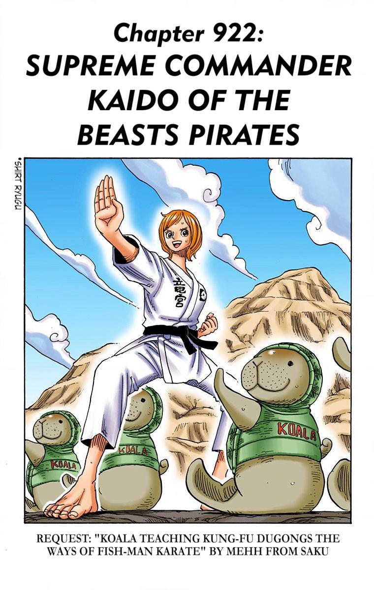 One Piece - Digital Colored Comics - Chapter 922