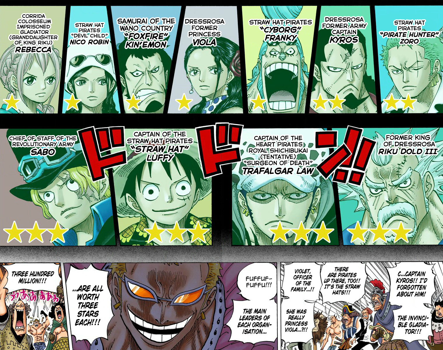 One Piece - Digital Colored Comics - Vol.75 Chapter 746: Stars