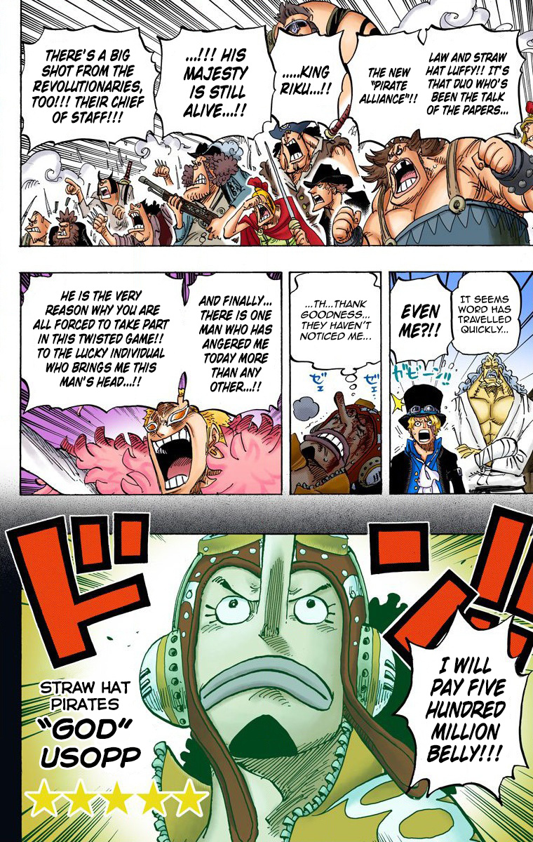 One Piece - Digital Colored Comics - Vol.75 Chapter 746: Stars