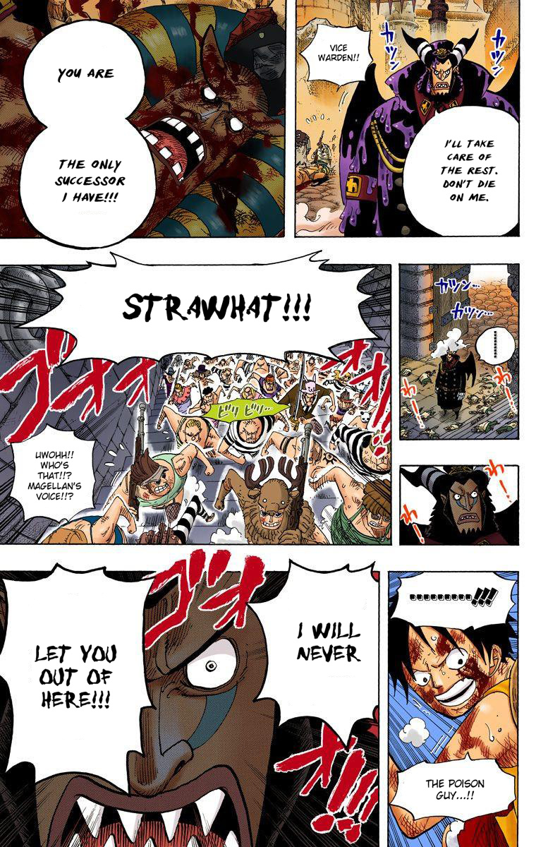 One Piece - Digital Colored Comics - Vol.56 Chapter 544: Even Hell's Gates Open