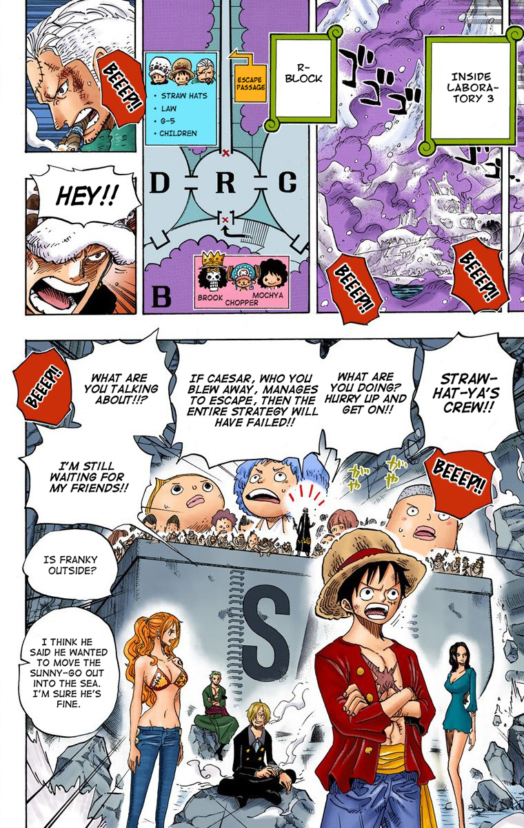 One Piece - Digital Colored Comics - Vol.70 Chapter 693: Die For Me