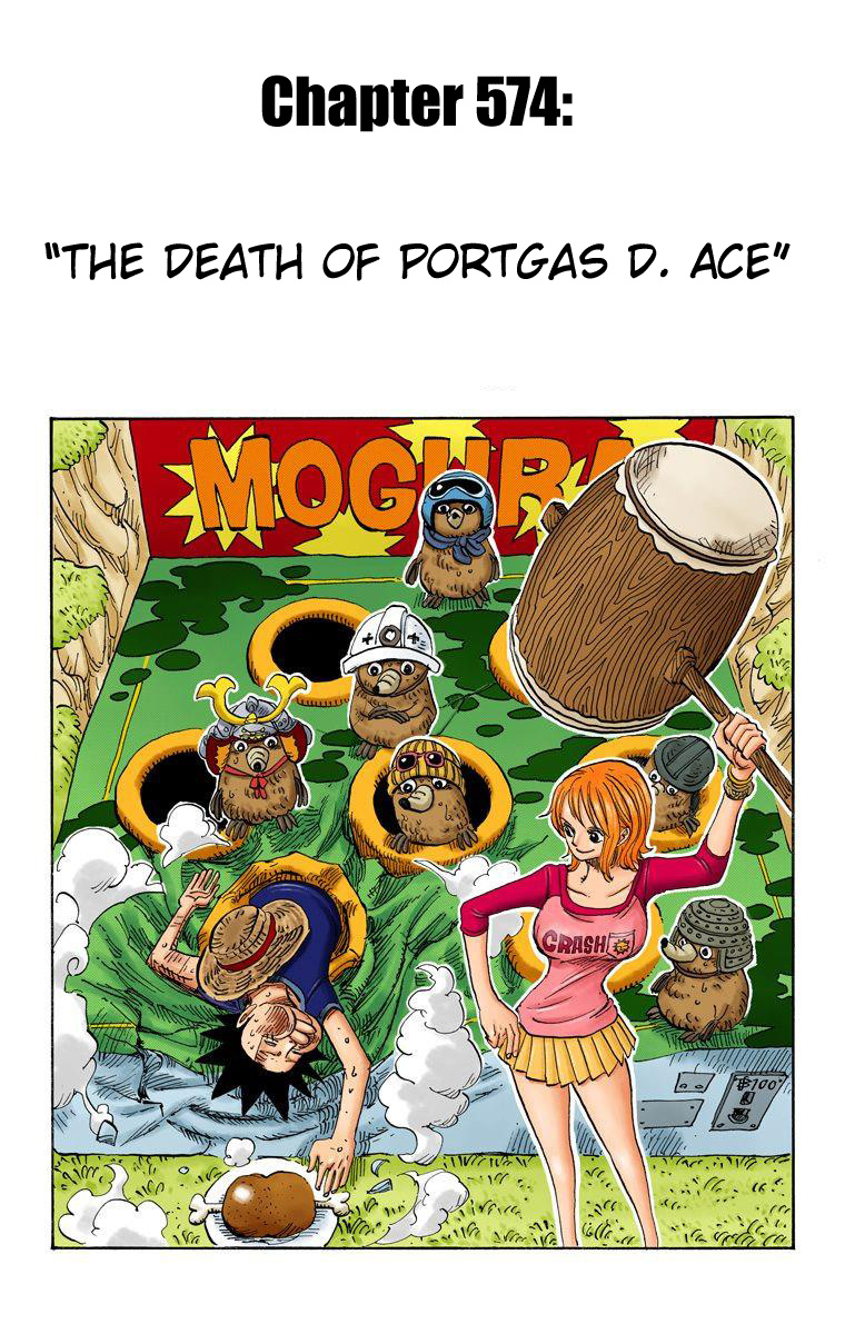 One Piece - Digital Colored Comics - Vol.59 Chapter 574: The Death Of Portgas D. Ace