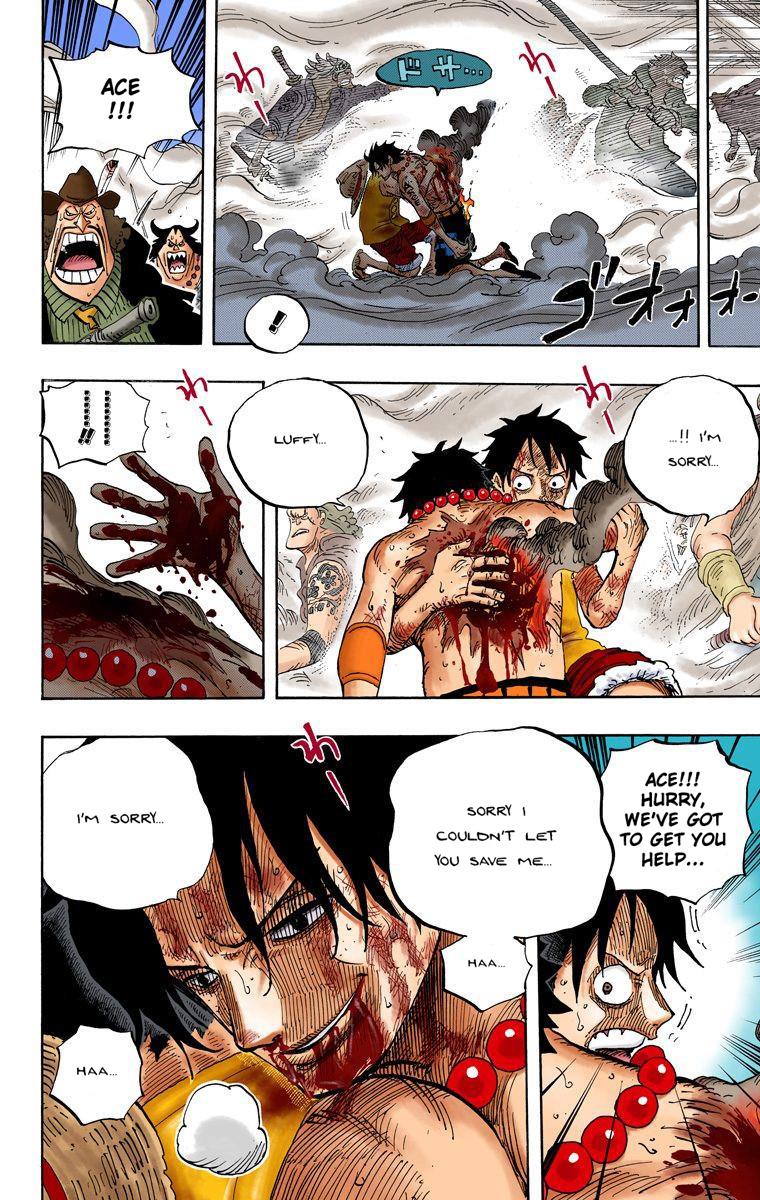 One Piece - Digital Colored Comics - Vol.59 Chapter 574: The Death Of Portgas D. Ace