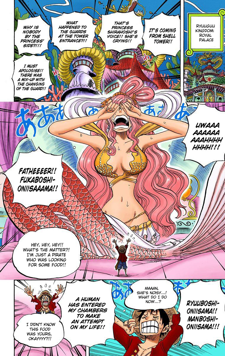 One Piece - Digital Colored Comics - Vol.62 Chapter 613: The Mermaid Princess In Hard Shell Tower