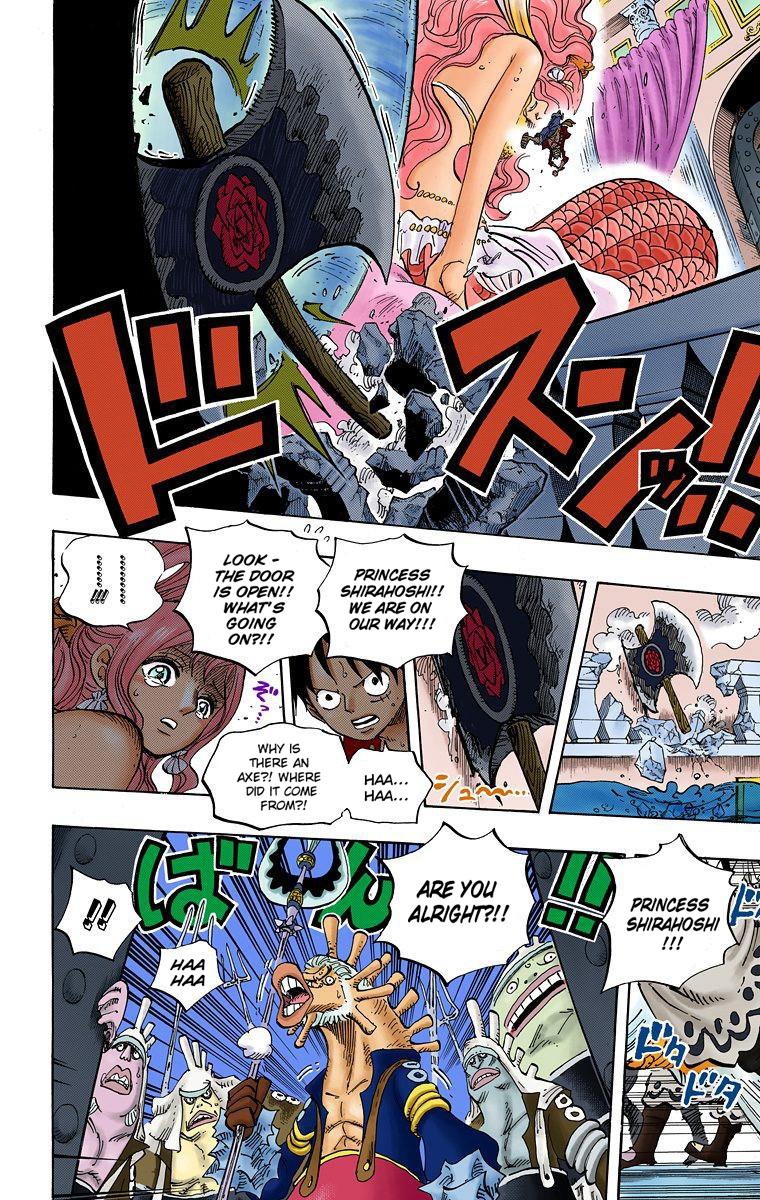 One Piece - Digital Colored Comics - Vol.62 Chapter 613: The Mermaid Princess In Hard Shell Tower