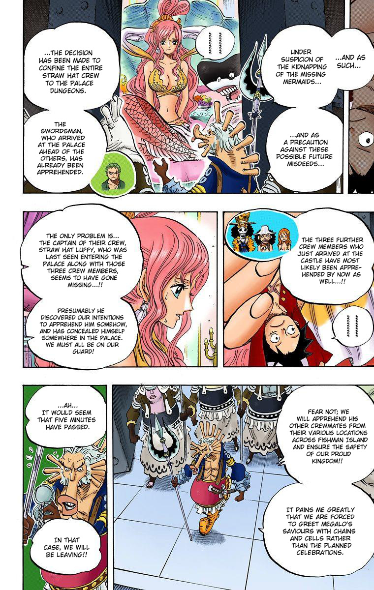 One Piece - Digital Colored Comics - Vol.62 Chapter 613: The Mermaid Princess In Hard Shell Tower