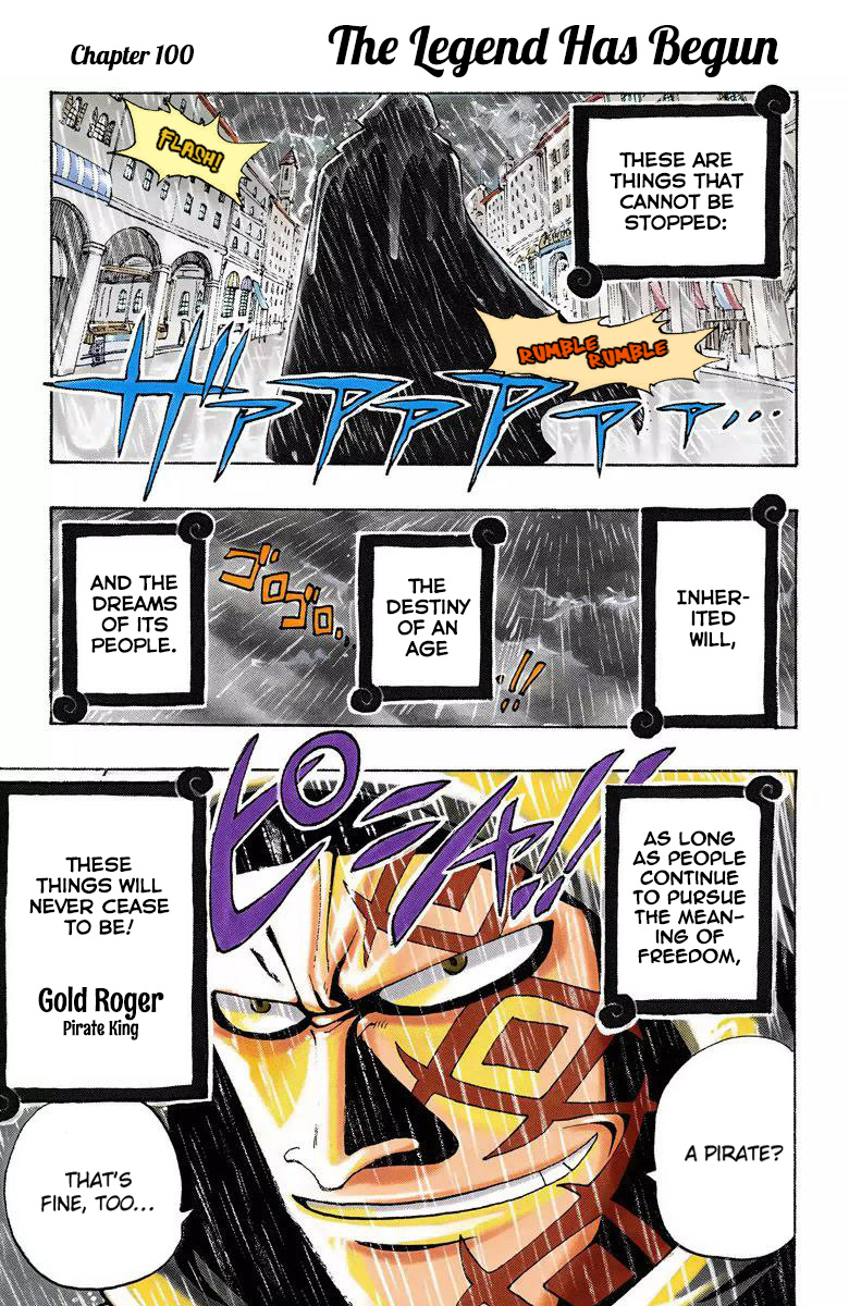 One Piece - Digital Colored Comics - Vol.12 Chapter 100: The Legend Has Begun