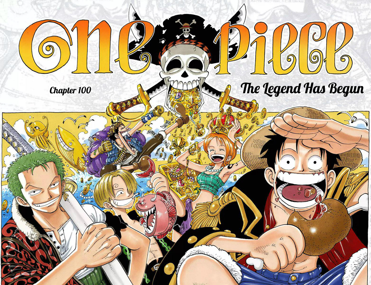 One Piece - Digital Colored Comics - Vol.12 Chapter 100: The Legend Has Begun